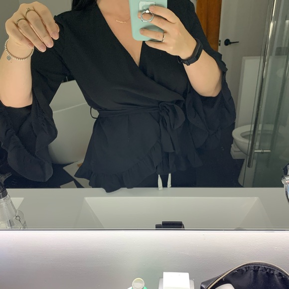 Kimono peplum top - Picture 3 of 6